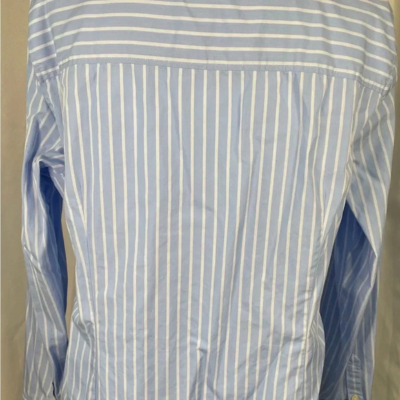 Nautica Blue Striped Button Down‎ Shirt - Picture 3 of 6